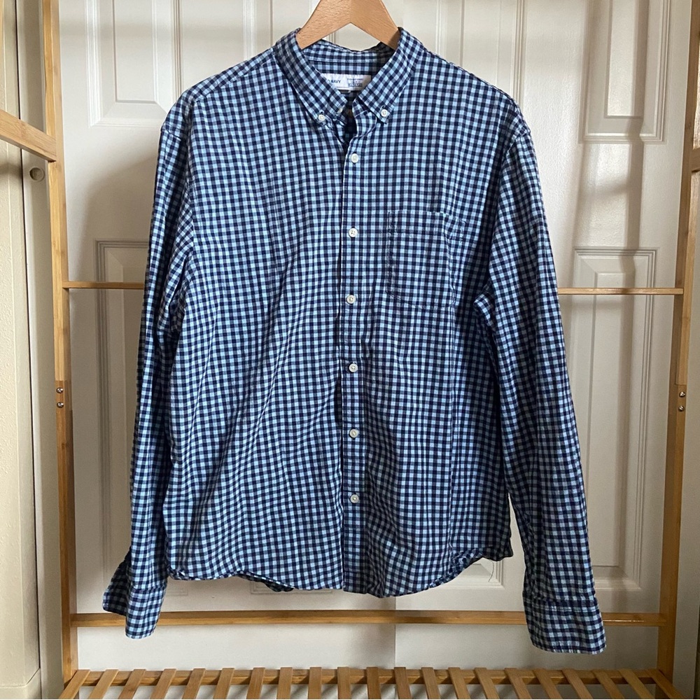 Blue Checkered Men's Shirt